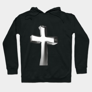Cross Silver Shadow Silhouette Anime Style Collection No. 219 Hoodie